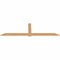 Ekena Millwork Eugene Timber Gable Bracket, Western Red Cedar, 108"W x 31 1/2"H x 1 1/2"D x 5 1/2"F, 7/12 Pitch GBW108X31X0206EUG00SWR - alternate 3